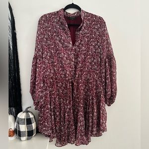 OLIVACEOUS Floral Dress